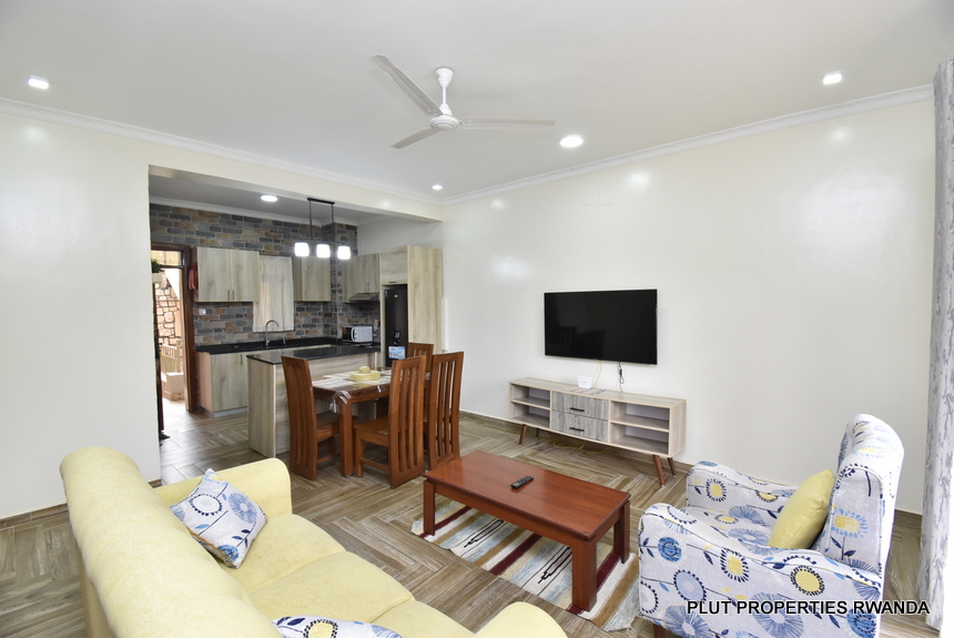 Furnished apartment for rent in Gacuriro.
